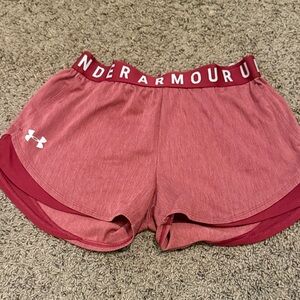 Under Armour Women's Burgundy Athletic Shorts